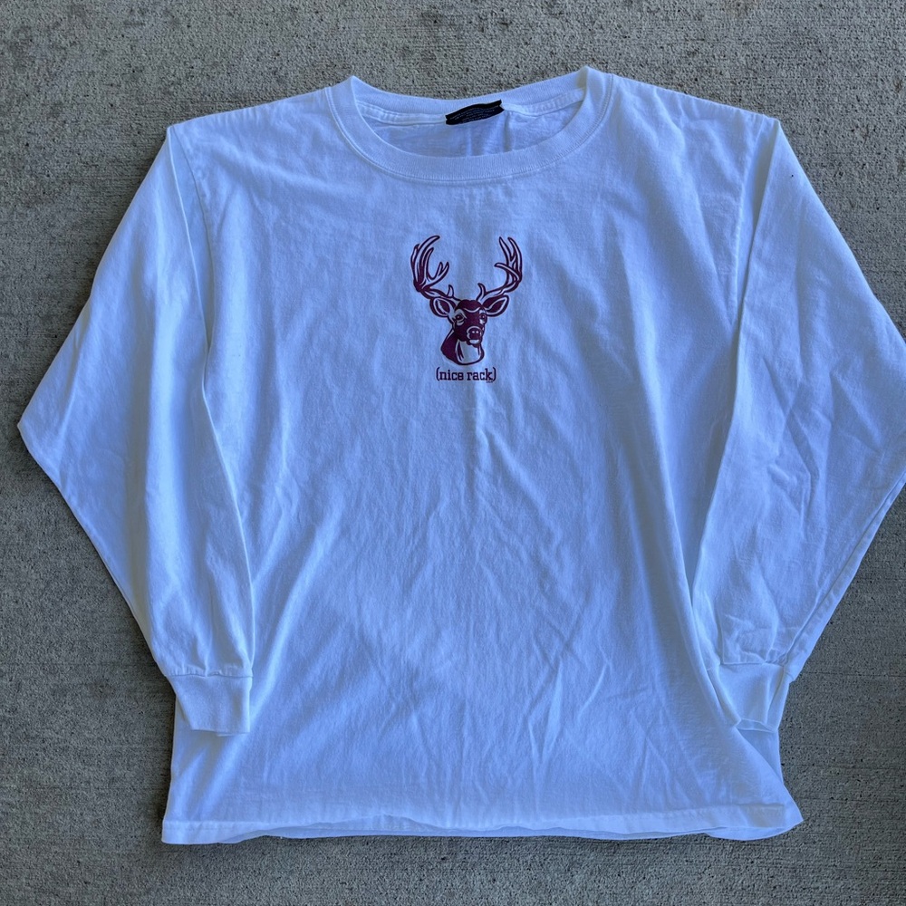 Vintage 90s Steve & Barry’s deer hunting nice rack buck long sleeve tee